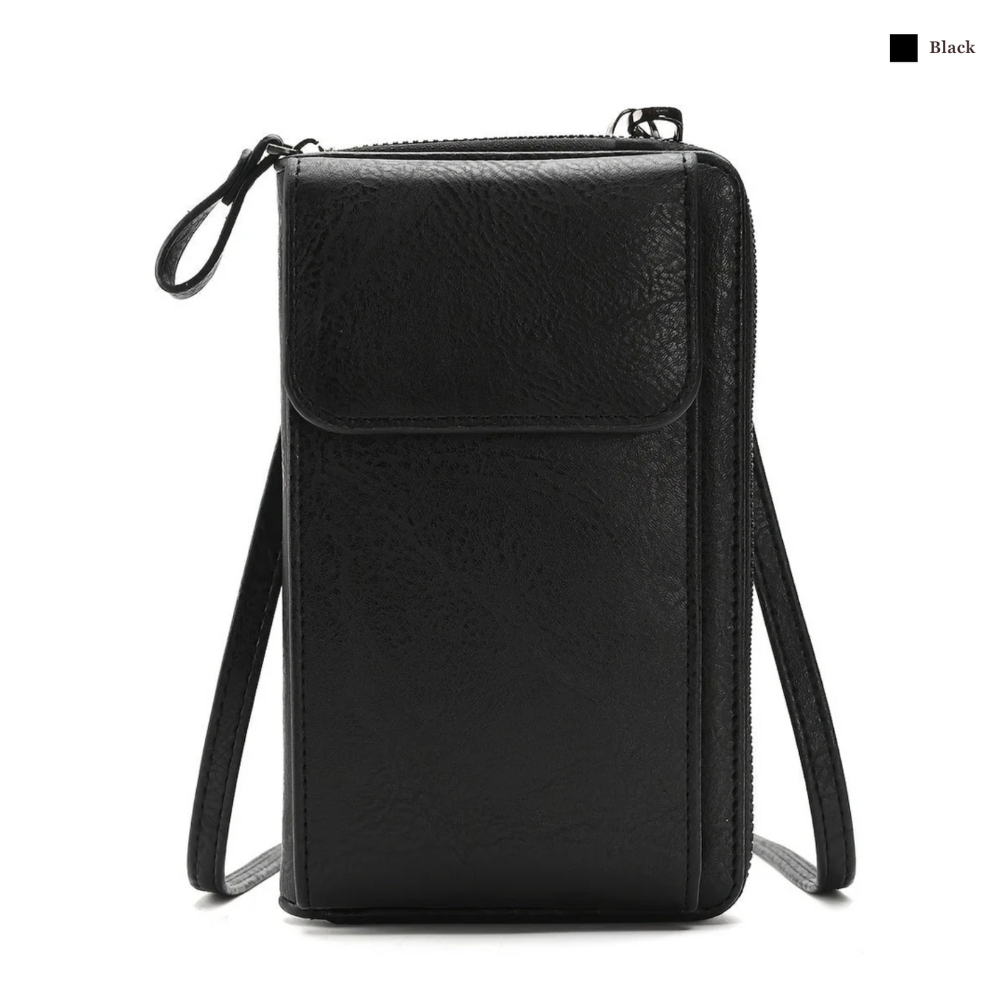 Variant image for Chic Compact | PU Leather Handbag with Adjustable Strap and Multiple Compartments-4