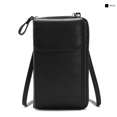 Variant image for Chic Compact | PU Leather Handbag with Adjustable Strap and Multiple Compartments-4