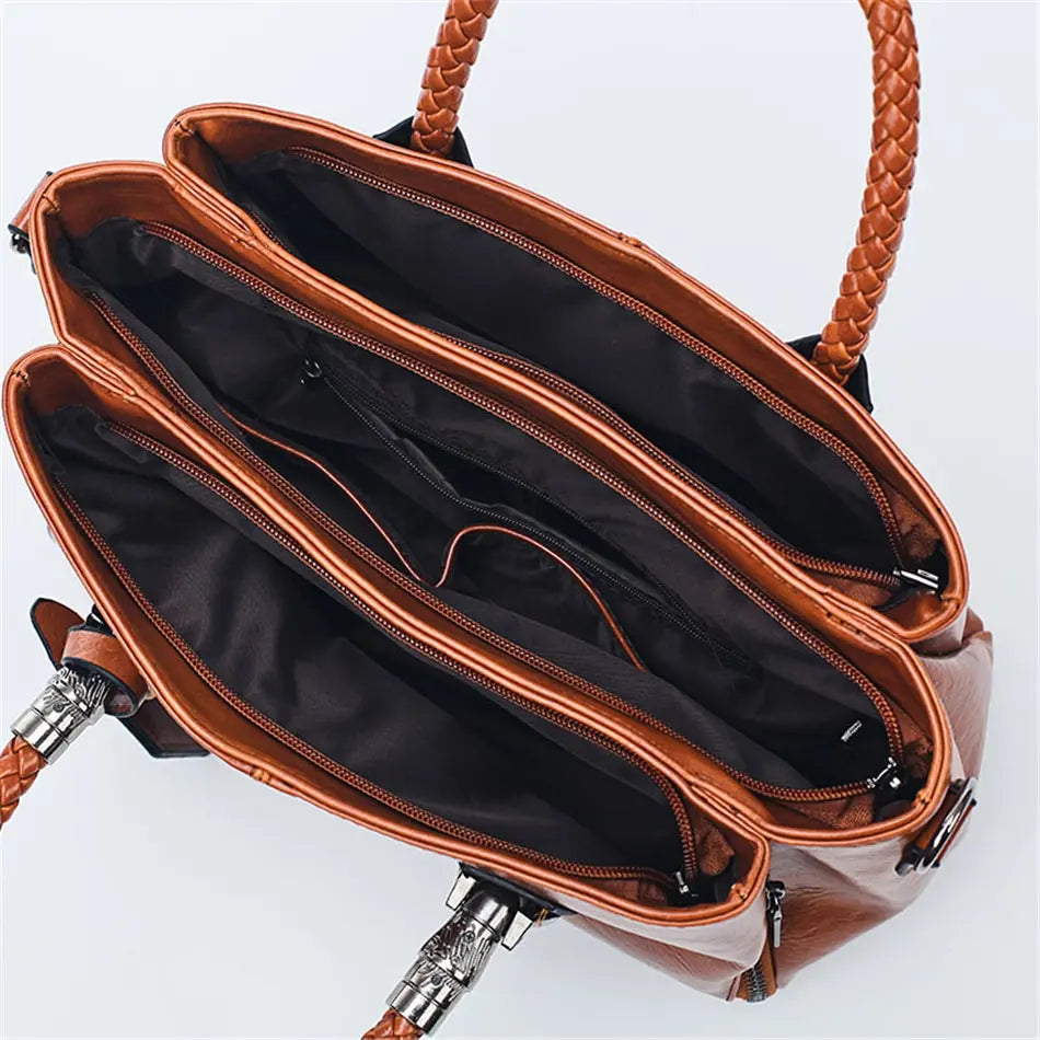 Poppy | Stylish Handbag in Synthetic Leather with Organized Compartments-4