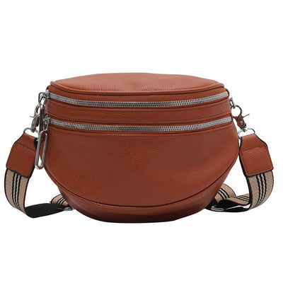 Elegance | Multifunction Shoulder Bag in PU Leather with Adjustable Strap and Multiple Compartments-2