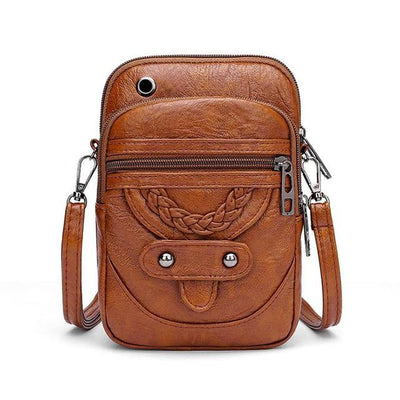 Matilda | Vintage Leather Shoulder Bag with Adjustable Strap-4