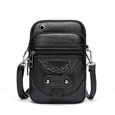 Matilda | Vintage Leather Shoulder Bag with Adjustable Strap-5