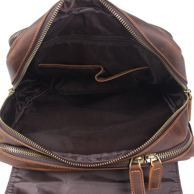 Lennox | Brown Leather Rucksack