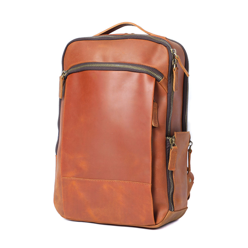 Milo | Leather Laptop Rucksack