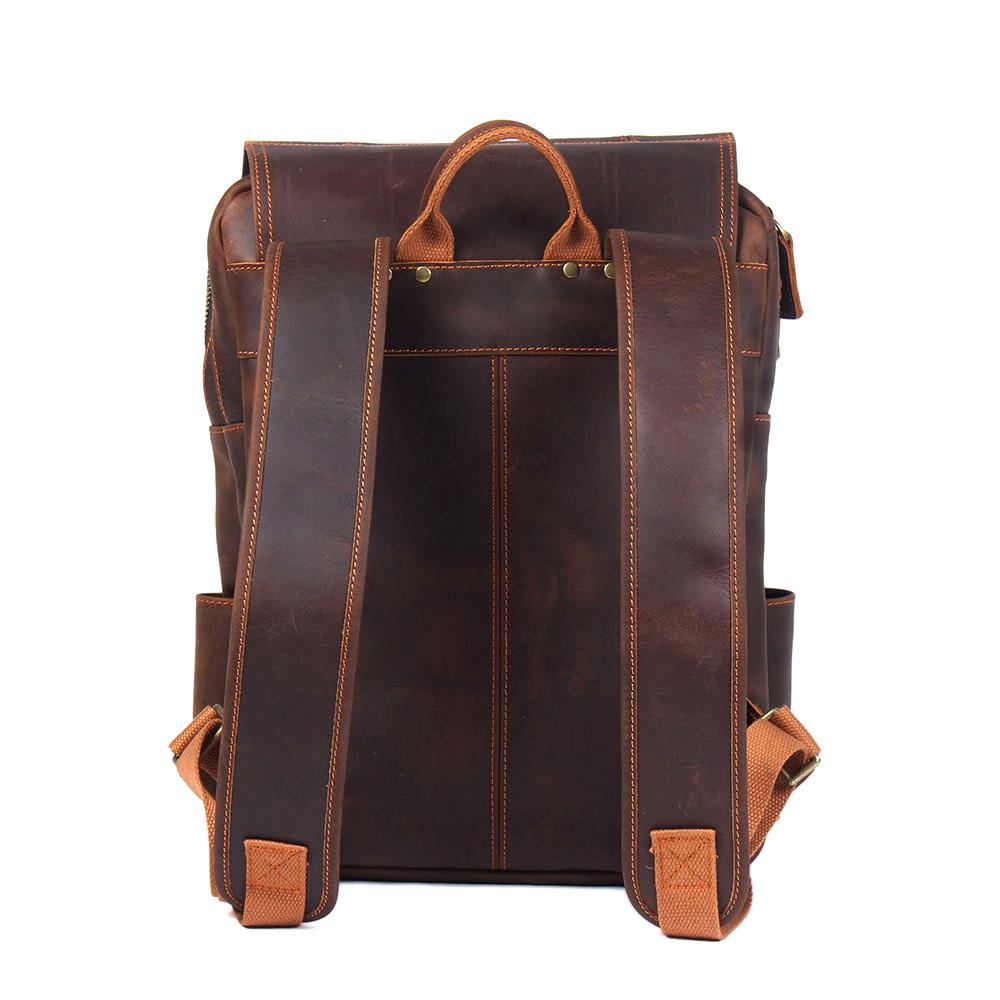 Lennox | Brown Leather Rucksack