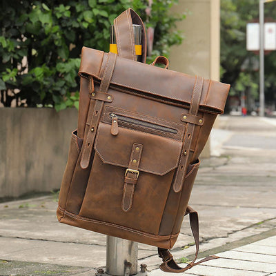 Caden | Men's Leather Rucksack