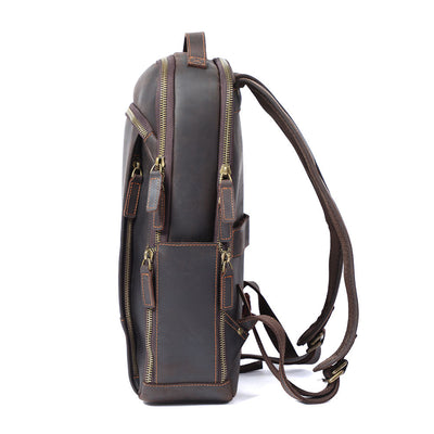 Milo | Leather Laptop Rucksack