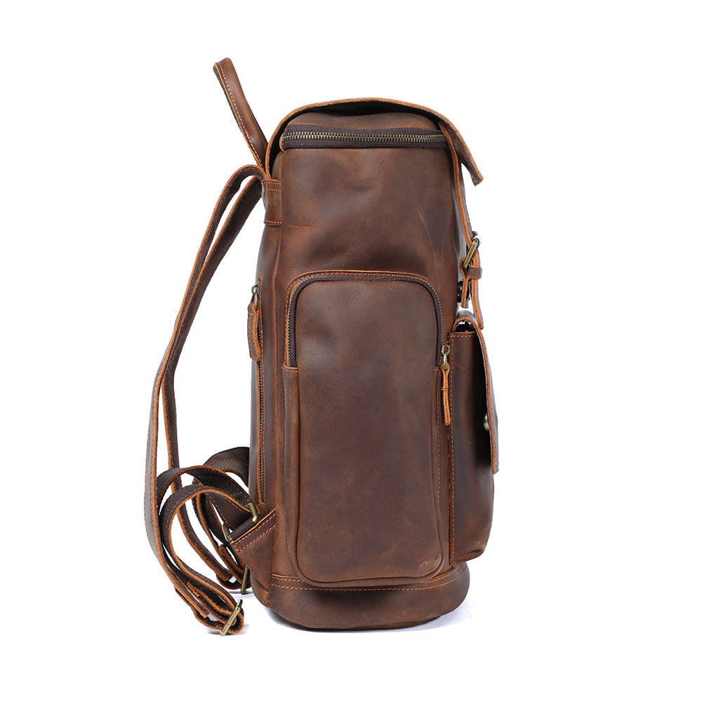 Alaric | Leather Laptop Backpack