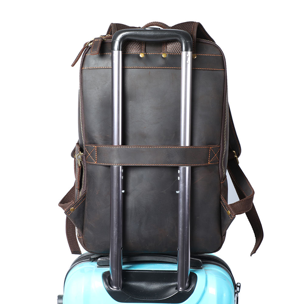 Milo | Leather Laptop Rucksack