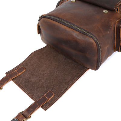 Alaric | Leather Laptop Backpack