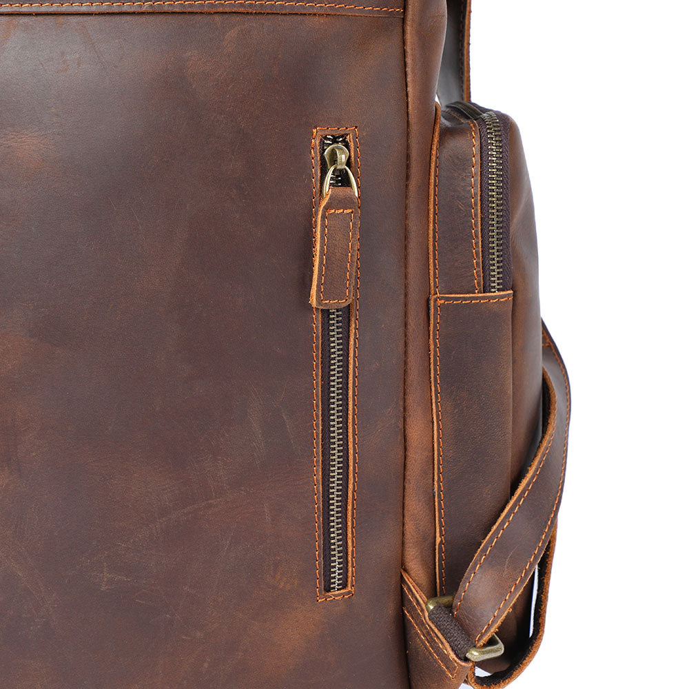 Alaric | Leather Laptop Backpack