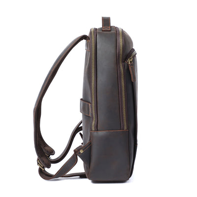 Milo | Leather Laptop Rucksack