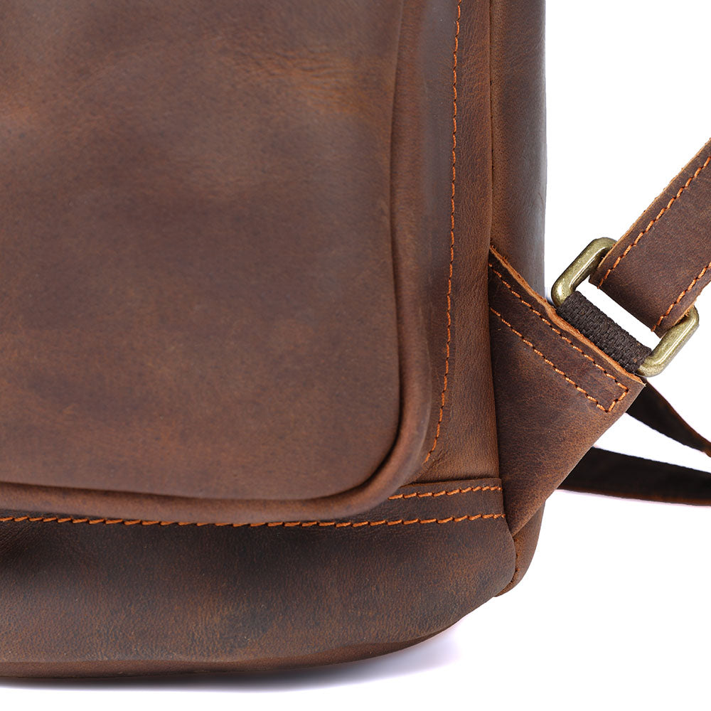 Alaric | Leather Laptop Backpack