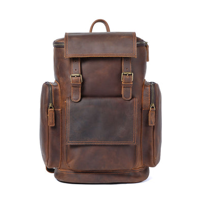 Alaric | Leather Laptop Backpack