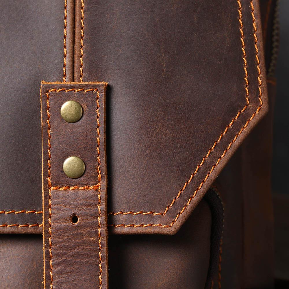 Lennox | Brown Leather Rucksack