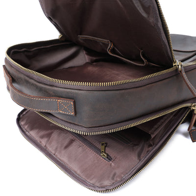 Milo | Leather Laptop Rucksack