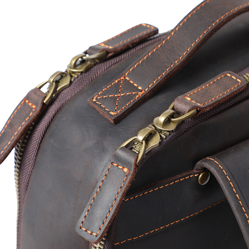 Milo | Leather Laptop Rucksack