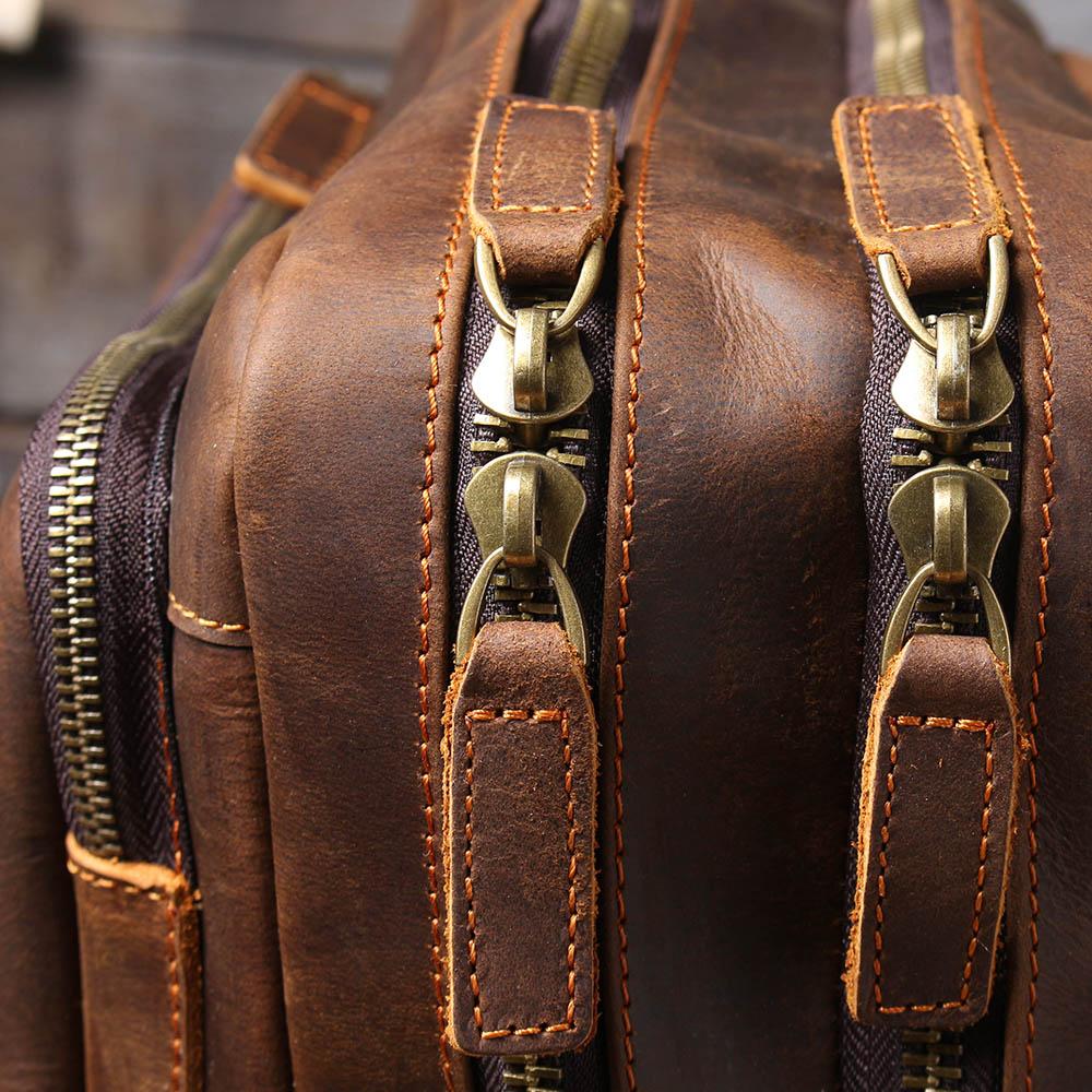 Lennox | Brown Leather Rucksack